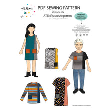 Cargar imagen en el visor de la galería, Patrón ATENEA UNISEX