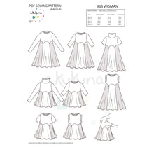 Cargar imagen en el visor de la galería, Patrón IRIS mujer