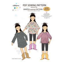 Cargar imagen en el visor de la galería, Patrón MIMOSA mujer