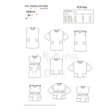 Cargar imagen en el visor de la galería, Patrón POP Pack Mujer estándar +Kids