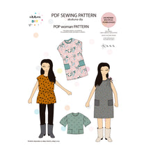 Cargar imagen en el visor de la galería, Patrón POP MUJER
