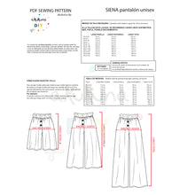 Cargar imagen en el visor de la galería, Patrón SIENA UNISEX