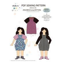 Cargar imagen en el visor de la galería, Patrón ZEN VESTIDO curvy