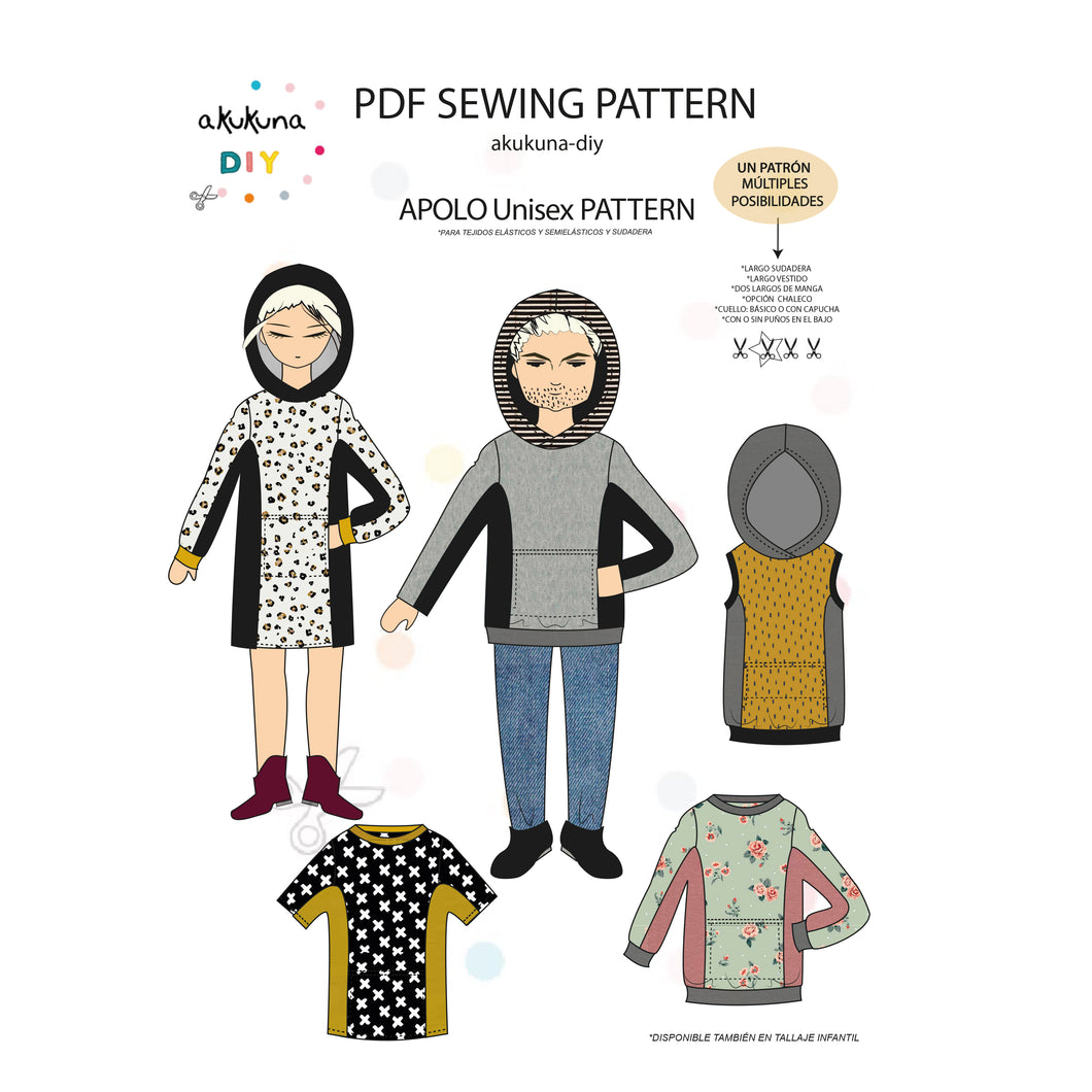 Patrón APOLO Unisex