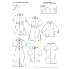 Cargar imagen en el visor de la galería, Patrón DARIANTE curvy
