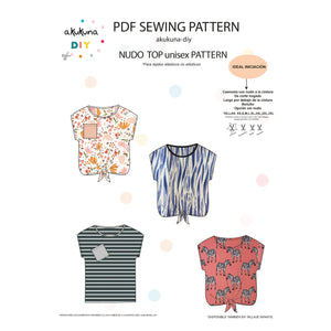 Patrón NUDO TOP UNISEX