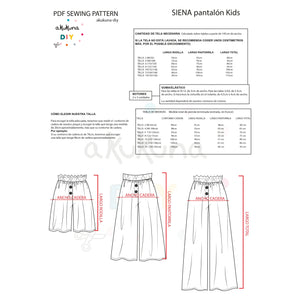 PACK Patrón SIENA UNISEX Y KIDS