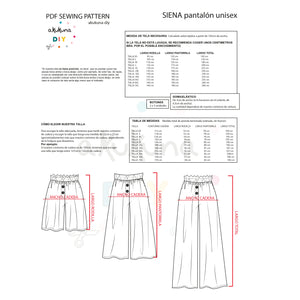 PACK Patrón SIENA UNISEX Y KIDS
