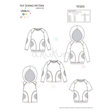 Cargar imagen en el visor de la galería, Patrón pack ARIADNA WOMAN + ARIADNA GIRL+ TESEO
