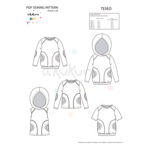 Patrón pack ARIADNA WOMAN + ARIADNA GIRL+ TESEO